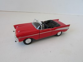 Welly 42357 Diecast Red 1957 Chevy Belair Convertible H5 - $8.79