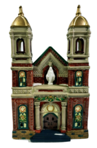 Heartland Valley Village Lighted Church W/Statue of Mary Deluxe Porcelain 1999 - £28.87 GBP