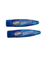 2x Clorox Precise Application Zero Splash Bleach Pen Pre-Treat Tough Stains 2 oz - £42.27 GBP