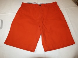 Men&#39;s Tommy Hilfiger 40 9&quot; Inseam shorts 810 orange 78B5064 casual TH pu... - £24.32 GBP