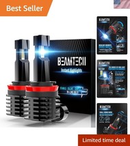 Pack of 2 Fanless H11 H8 H9 Fog Light Bulbs - 6500K Bright White Illumin... - $51.00