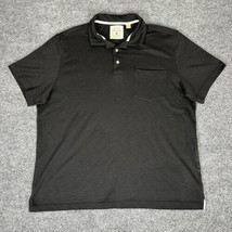 Tasso Elba Island Shirt Mens XL Black Polo Short Sleeve Sun Protect UPF ... - $12.60