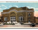 Mooloah Temple St Louis Missouri MO WB Postcard V18 - $2.92