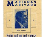 Marignan Marivaux Brochure Gary / Cary Grant Le Programme Officiel Bisho... - $49.45