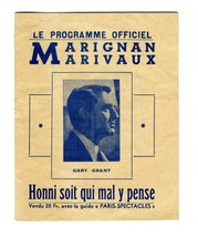 Marignan Marivaux Brochure Gary / Cary Grant Le Programme Officiel Bishops Wife  - £38.89 GBP