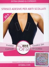 30 STRISCE ADESIVE PER ABITI SCOLLATI BYE BRA ART. 9840 - $10.24