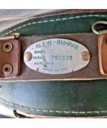 Vintage 1970&#39;s Klein Buhrke 5266 Lineman Climbing Leather Safety Belt - $3,594.19 MXN