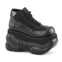 FINAL SALE DEMONIA Mens 4&quot; Platform Black Punk Vegan Cyber Lace Up Sneak... - $1,515.41 MXN