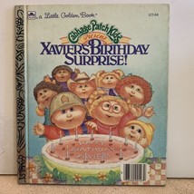 A Little Golden Book Cabbage Patch Kids Xavier&#39;s Birthday Surprise 1987 - $12.86