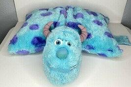 Sulley Pillow Pet Plush Disney Pixar Monsters Inc Stuffed Animal 18&quot;x28&quot; - £18.86 GBP