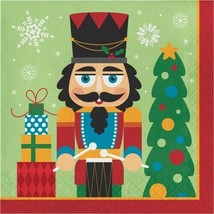 Nutcracker Lunch Napkins 16 Pack Christmas Winter Party Decoration - £8.69 GBP