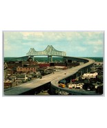 Greater New Orleans Louisiana LA Bridge UNP Chrome Postcard N26 - €2,52 EUR