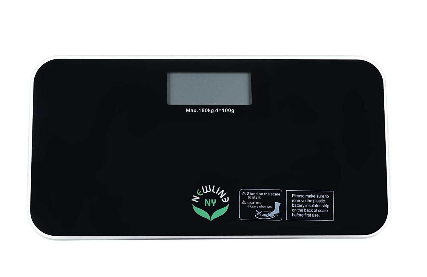 Newlineny Sbb0718M-Nybk Step-On Mini Travel Bathroom Scale, Cool Black - $35.99