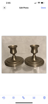 Set Of 2 Vintage Baldwin Brass 3” Candlestick Holders - £15.97 GBP