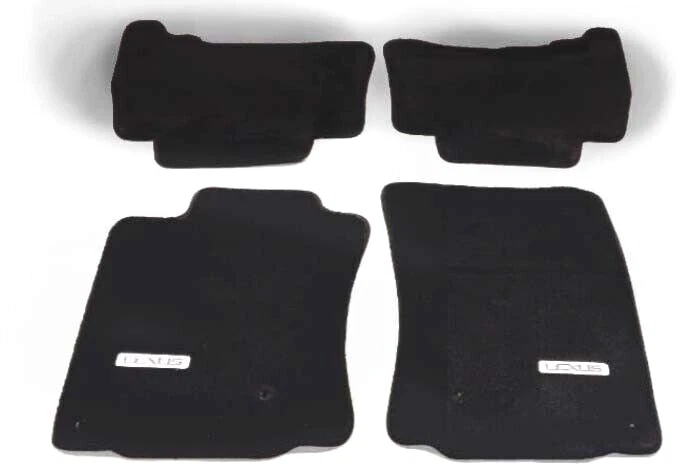 New Genuine OEM Lexus Floor Mats Front Rear GX460 2010-2013 Black Premiu... - $94.05