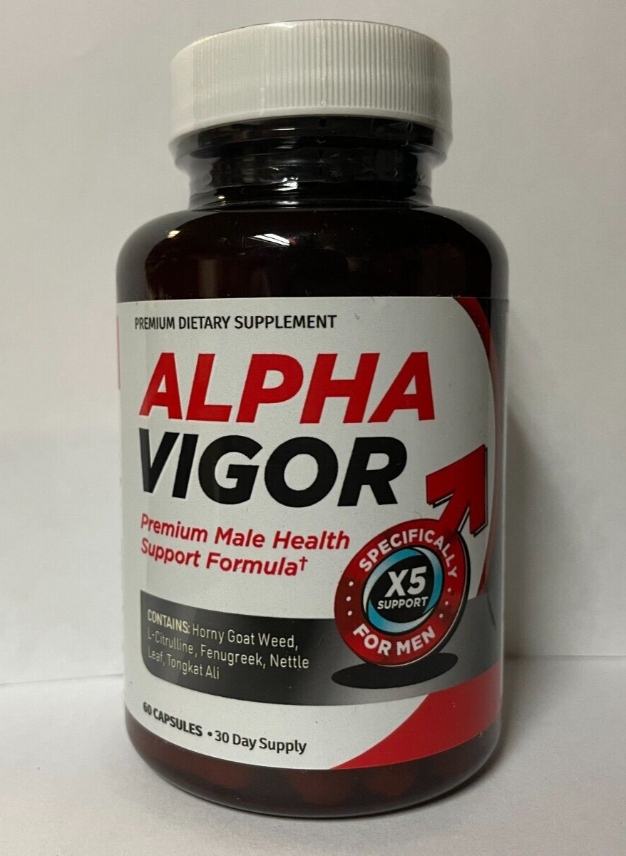 Alpha Vigor Premium Male Health Support Formula 60 Cap