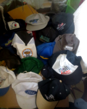 Lot Of 15 Vintage Baseball style Snapback Caps Hats Lot 1990-2000s Era - $28.04