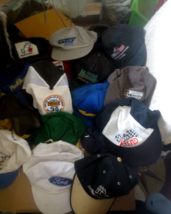 Lot Of 15 Vintage Baseball style Snapback Caps Hats Lot 1990-2000s Era - £22.22 GBP