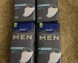 Lot of 4 - TENA Men LEVEL 1 Pack of 24 Incontinence Absorbent Protector ... - $56.00