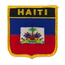 North and South America Flag Embroidered Patch Shield - Haiti OSFM - £3.03 GBP