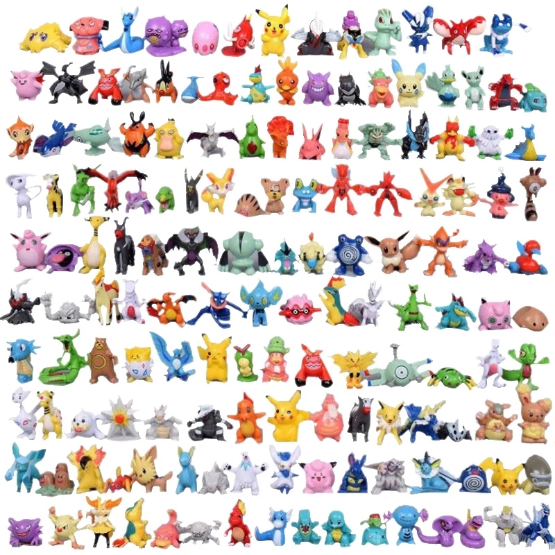 Primary image for 144 Pcs/Lot Mini Pokemonn Figure Pikachuu Kids Model 2-3cm PVC 6*24pcs Toys