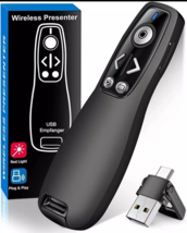 Presentation Remote with Air Mouse Function, Wireless Presenter Clicker ... - £11.60 GBP