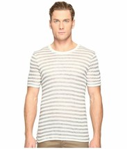 Atm Anthony Thomas Melillo Stripe T-Shirt - Men&#39;s Size S, Oatmeal / Gray - £31.84 GBP