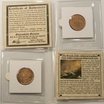 Genuine Admiral Gardner Shipwreck Treasure Coin Mini Album(High Grade)~C... - £42.39 GBP