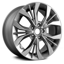 Wheel For 2015-17 Hyundai Sonata 18x7.5 Alloy 5 W Spoke Machined Charcoal Silver - £258.85 GBP