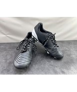 Brava Soccer Cleats Kids Youth Boys 2D Football Shoes Black Leather  - $26.90 CAD