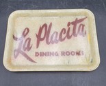 Vintage La Placita Dining Rooms Original Restaurant Check Tray Albuquerq... - $11.87