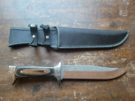 12&quot; Survival Hunting Bowie Fixed Blade Skinning Fishing Camping Knife w/... - $39.59