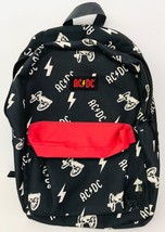 AC/DC Backpack New Rock By Junk Food Clothing Black Logo Book Bag Teens ... - £35.49 GBP