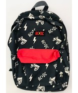 AC/DC Backpack New Rock By Junk Food Clothing Black Logo Book Bag Teens ... - £35.60 GBP