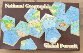 National Geographic Global Pursuit Board Game 1987 Complete - £7.75 GBP