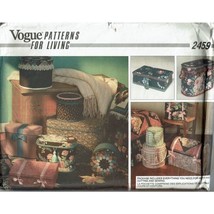 Vogue Sewing Pattern 2459 Fabric Band Boxes - £7.86 GBP