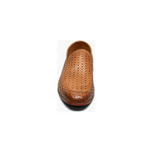 Stacy Adams Winden Moc Toe Perf Slip On Summer Shoes Natural 25645-280 image 3