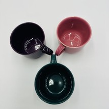Nancy Calhoun Coffee Mugs Set of 3 Japan Vintage Mugs Multicolor Purple ... - £28.61 GBP