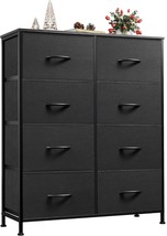 The Wlive Fabric Dresser For Bedroom, Tall Dresser With 8 Drawers, Stora... - $1,454.42 MXN
