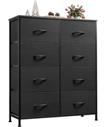 The Wlive Fabric Dresser For Bedroom, Tall Dresser With 8 Drawers, Stora... - $106.57 CAD