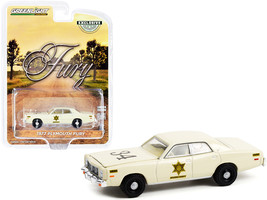 1977 Plymouth Fury Cream #34 Riverton Sheriff &quot;Hazzard County&quot; &quot;Hobby Exclusive&quot; - $17.99