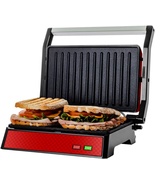 Electric Indoor Panini Press Grill and Sandwich Maker with Non-Stick Coa... - €38,74 EUR Electric Indoor Panini Press Grill and Sandwich Maker with Non-Stick Coa... - €38,74 EUR