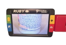 Freedom Scientific RUBY Handheld Video Magnifier Low Vision Aid Case Box READ image 10