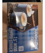 1000 Count 7.5 Inch Wooden Coffee Stirrers - Wood Stir Sticks Handgards - $23.07 CAD