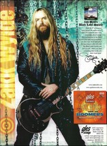Zakk Wylde Signature GHS Boomers guitar strings advertisement 2002 ad print - £3.34 GBP