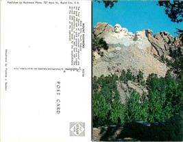 South Dakota(SD) Black Hills Mount Rushmore National Memorial Vintage Postcard - £7.48 GBP