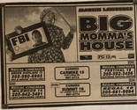 Big Momma’s House Vintage Movie Print Ad Martin Lawrence TPA10 - £4.63 GBP