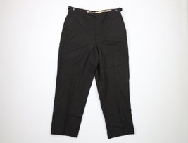 Vintage 40s Rockabilly Mens 32x27 Distressed Wool Cuffed Pants Trousers USA - £79.09 GBP