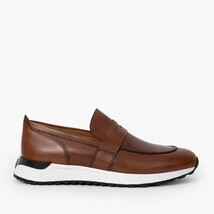 The Lara Tan Leather Men Sneaker image 6