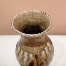 Joseph Sand Pottery Vase, Studio Art Pottery, Ceramic Bud Vase, Curry Wilkinson image 6